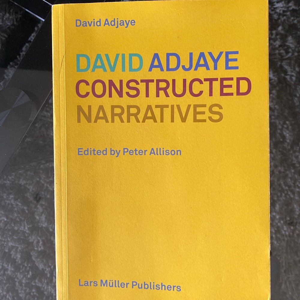 David Adjaye’s Contructed Narratives Book